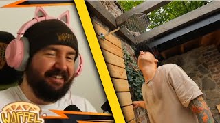 Sturmwaffel REAGIERT auf Ju baut eine GARTENDUSCHE