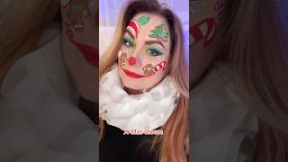 ❤️🎄XMas Clown 🎄❤️ #makeup #christmas #xmas #facepaint #clown #xmasclown