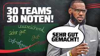 30 TEAMS, 30 NOTEN für die Saison