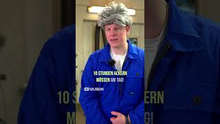 10 Stunden Arbeit am Tag. I Den ganzen Sketch seht ihr auf dem Kanal!
