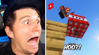 Paluten guckt Shorts bis er in Minecraft draufgeht
