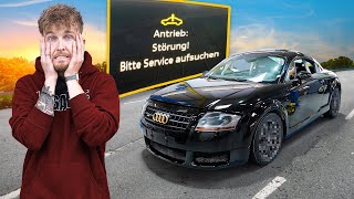 Herber Rückschlag am Audi TT kurz vor Vollendung