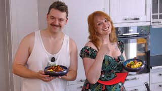 Ich teste Gulasch mit Spätzle in Veganer Version!