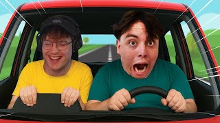 Niek und ich steigen hiernach nie wieder gemeinsam in ein Auto