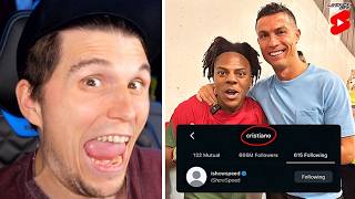 Paluten guckt Shorts bis Cristiano Ronaldo ihm auf Insta folgt