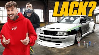 Mein Monster Breitbau Audi Coupé nimmt Form an