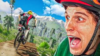 Geile Downhill Trails in amerikanischem Skigebiet im Fahrrad Sim