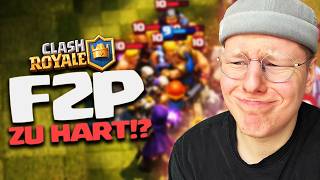 DIE F2P CHALLENGE bricht MICH! | Clash Royale F2P Challenge #2