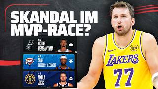 Natürlich ist Luka Doncic sauer (MVP Rennen)
