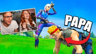 Mein PAPA spielt ZUM ERSTEN MAL FORTNITE 😂 (Ex-Soldat)