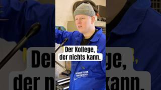 Der Kollege, der nichts kann. I Den ganzen Sketch seht ihr auf dem Kanal!