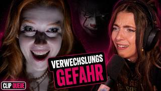 🧐 Streamerin oder doch eher HORROR-CLOWN? | Clip Queue Reaction