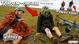 TANDEM-Fahrrad UNFALL auf dem DEICH?! 🥴 Wattwanderung, Minigolf & Segway | 2/3