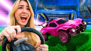 In ROCKET LEAGUE MIT LENKRAD GEWINNEN